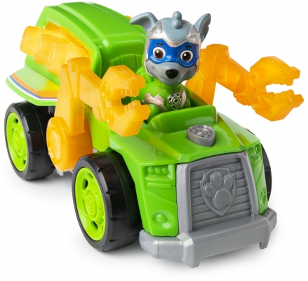 PATRULA CATELUSILOR SUPER EROUL ROCKY CU VEHICUL SPIN MASTER