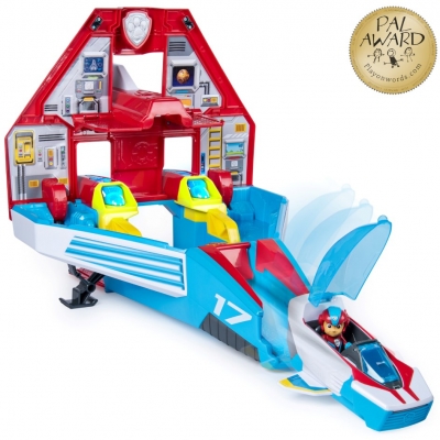 Set Centrul de comanda Superjet cu figurina Patrula Catelusilor Spin Master