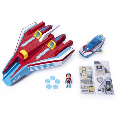 Set Centrul de comanda Superjet cu figurina Patrula Catelusilor Spin Master