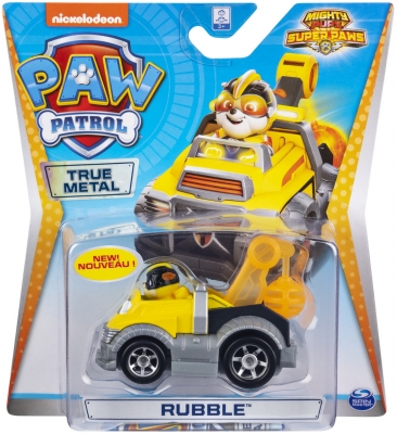 PATRULA CATELUSILOR MACHETA METALICA RUBBLE SUPER EROU SPIN MASTER