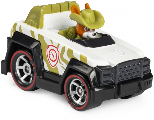 PATRULA CATELUSILOR MACHETA METALICA TRACKER CU MASINA 4X4 SPIN MASTER