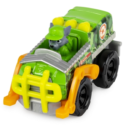 PATRULA CATELUSILOR MASINUTA METALICA ROCKY JUNGLE RESCUE SPIN MASTER