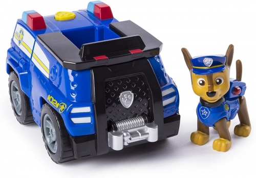 Figurina Chase cu masina de politie Cruiser Patrula Catelusilor Spin Master