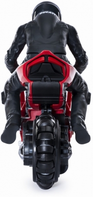 Motocicleta cu telecomanda RC Ducati Upriser pe o roata in viteza Spin Master