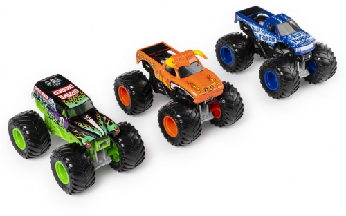 Set 3 masinute, scara 1:64, Monster Jam Spin Master