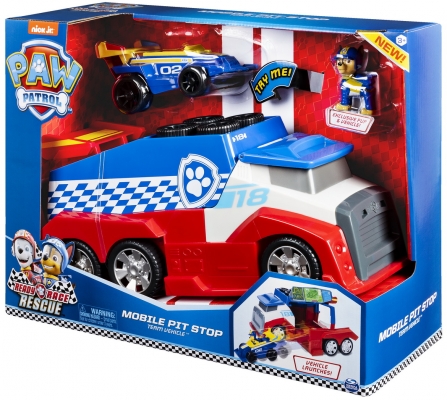 PATRULA CATELUSILOR SET CHASE CAMION PITSTOP SPIN MASTER