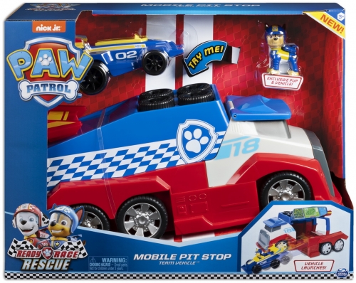 PATRULA CATELUSILOR SET CHASE CAMION PITSTOP SPIN MASTER