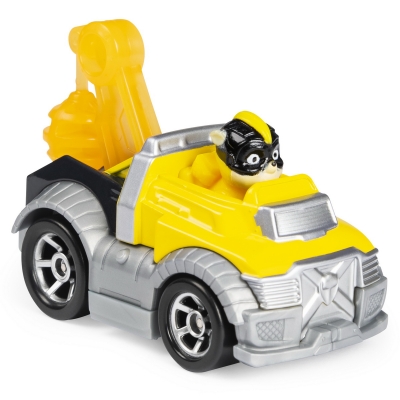 Masina de jucarie, macheta metalica, Rubble supererou cu masina utilitara Patrula Catelusilor Spin Master