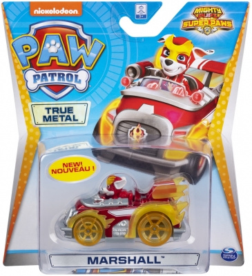 Masina de jucarie, macheta metalica, Marshall supererou Patrula Catelusilor Spin Master