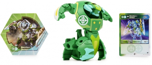 Figurina bila Bakugan S2 Deka Maxotaurus Zentaur Spin Master