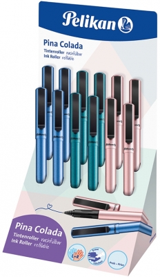 Roller Pina Colada, 0.7 mm, 12 buc/display, diverse culori, Pelikan