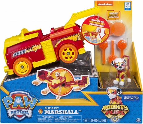 PATRULA CATELUSILOR VEHICUL FLIP AND FLY MARSHALL SPIN MASTER