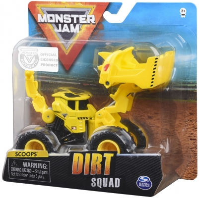 Masina de jucarie Utilaj greu Scoops Monster Jam Spin Master
