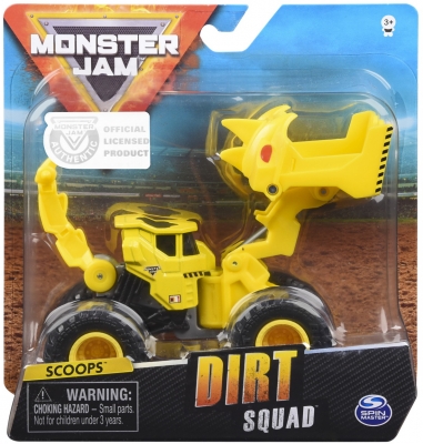 Masina de jucarie Utilaj greu Scoops Monster Jam Spin Master