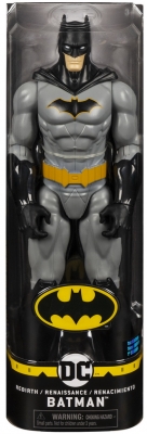 Figurina Batman cu capa neagra, 30 cm, Spin Master