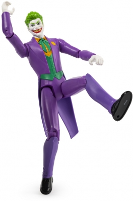 Figurina Joker cu 11 puncte de articulatie, 30 cm, Batman Spin Master