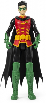 Figurina Robin cu 11 puncte de articulatie, 30 cm, Batman Spin Master
