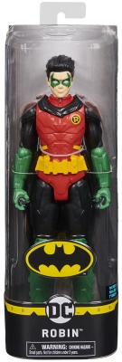 Figurina Robin cu 11 puncte de articulatie, 30 cm, Batman Spin Master