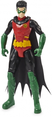 Figurina Robin cu 11 puncte de articulatie, 30 cm, Batman Spin Master