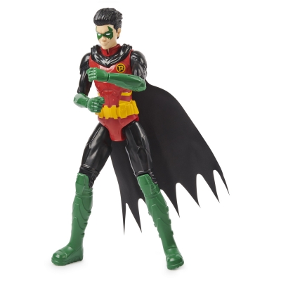 Figurina Robin cu 11 puncte de articulatie, 30 cm, Batman Spin Master