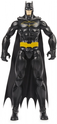 Figurina Batman costum negru lucios, 30 cm, Spin Master