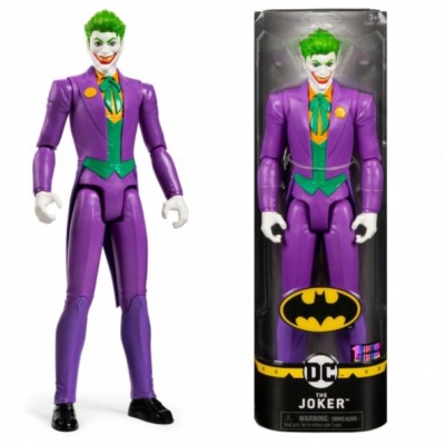Figurina Joker cu 11 puncte de articulatie, 30 cm, Batman Spin Master