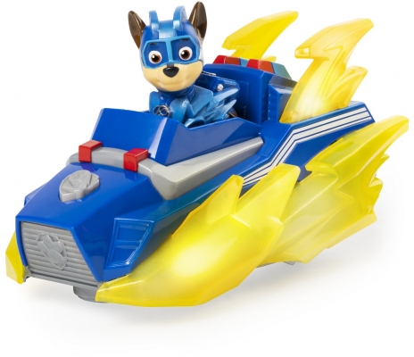 PATRULA CATELUSILOR VEHICUL CU FIGURINA CHASE SUNETE SI LUMINI SPIN MASTER