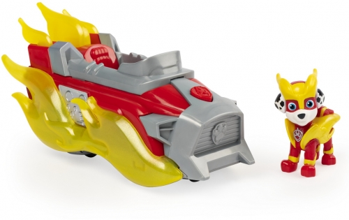PATRULA CATELUSILOR VEHICUL CU FIGURINA MARSHALL SUNETE SI LUMINI SPIN MASTER