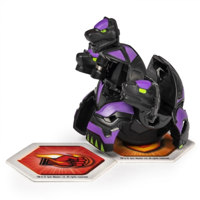 Figurina bila Bakugan S2 Basic Howlkor cu card Baku-gear Spin Master
