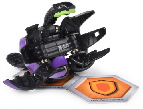 Figurina bila Bakugan S2 Basic Cimoga cu card Baku-gear Spin Master