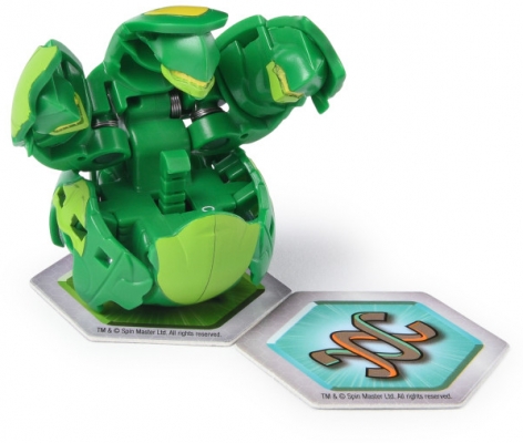 Figurina bila Bakugan S2 Basic Ryerazu cu card Baku-gear Spin Master