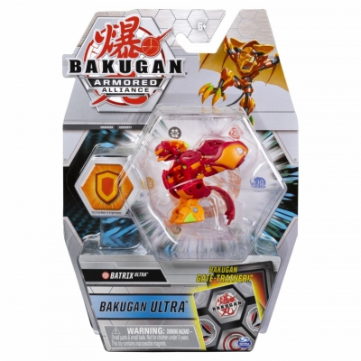 Figurina bila Bakugan S2 Ultra Batrix cu card Baku-gear Spin Master