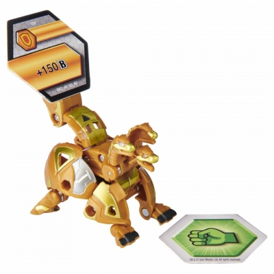 Figurina bila Bakugan S2 Ultra Howlkor cu card Baku-gear Spin Master