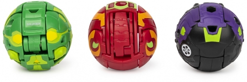 Figurine bila Bakugan S2 Start Pack Trox Hydorous si Dragonoid Ultra 3 buc/set Spin Master