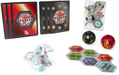 Figurine bila Bakugan S2 Start Pack Nillious Pharol si Trox Ultra 3 buc/set Spin Master