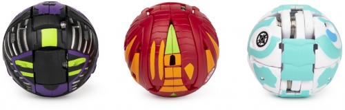 Figurine bila Bakugan S2 Start Pack Nillious Pharol si Trox Ultra 3 buc/set Spin Master
