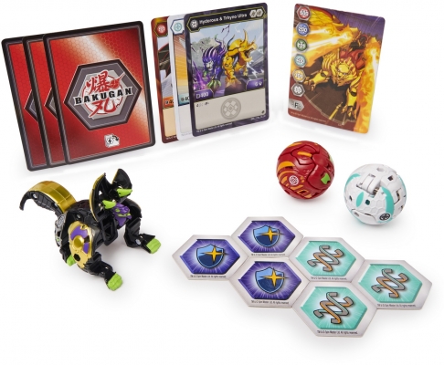Figurine bila Bakugan S2 Start Pack Hydorous Trhyno Ultra 3 buc/set Spin Master