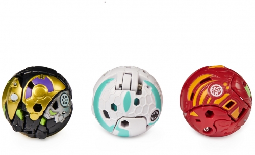 Figurine bila Bakugan S2 Start Pack Hydorous Trhyno Ultra 3 buc/set Spin Master