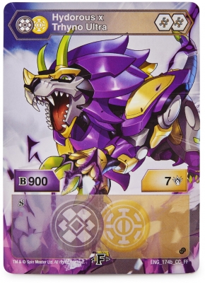 Figurine bila Bakugan S2 Start Pack Hydorous Trhyno Ultra 3 buc/set Spin Master