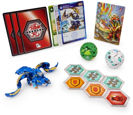 Figurine bila Bakugan S2 Start Pack Howlkor Serpenteze Ultra 3 buc/set Spin Master