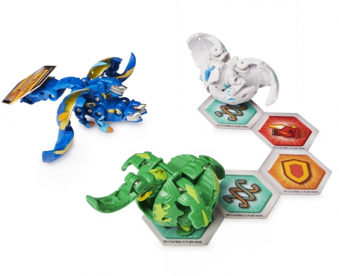 Figurine bila Bakugan S2 Start Pack Howlkor Serpenteze Ultra 3 buc/set Spin Master