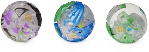 Figurine bila Bakugan S2 Start Pack Trox Hydorous si Howlkor Ultra 3 buc/set Spin Master