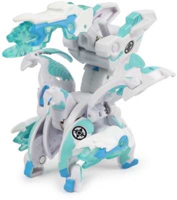 Figurina bila Bakugan S2 Ultra Pegatrix cu echipament Baku-gear Haos Lightning Striker Spin Master
