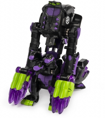 Figurina bila Bakugan S2 Ultra Howlkor cu echipament Baku-gear Mechclaws Spin Master
