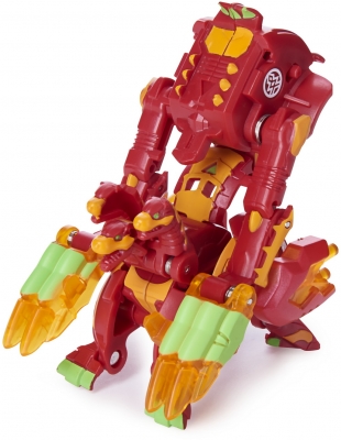 Figurina bila Bakugan S2 Ultra Howlkor cu echipament Baku-gear Spin Master