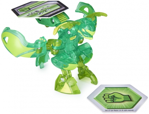 Figurina bila Bakugan S2 Ultra Batrix cu echipament Baku-gear verde Spin Master