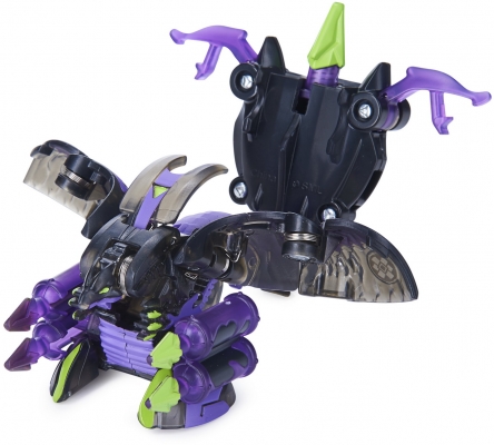 Figurina bila Bakugan S2 Ultra Sairus cu echipament Baku-gear Spin Master