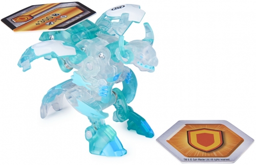 Figurina bila Bakugan S2 Ultra Eenoch cu echipament Baku-gear Spin Master
