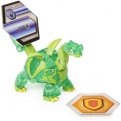 Figurina bila Bakugan S2 Ultra Ramparian cu echipament Baku-gear Spin Master
