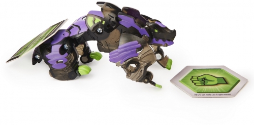 Figurina bila Bakugan S2 Ultra Gillator cu echipament Baku-gear Darkusdestroyers Spin Master